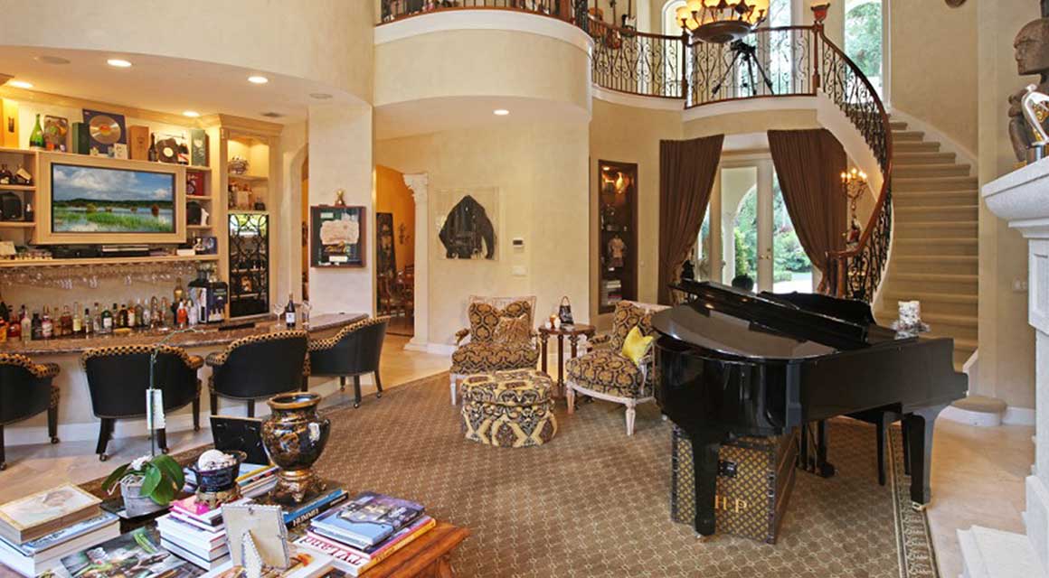 Luxury Home and Living Room Interior Design in Boca Raton, FL House