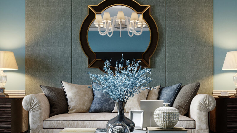 Living Room Luxury Interior Design in Palm Beach Gardens, FL